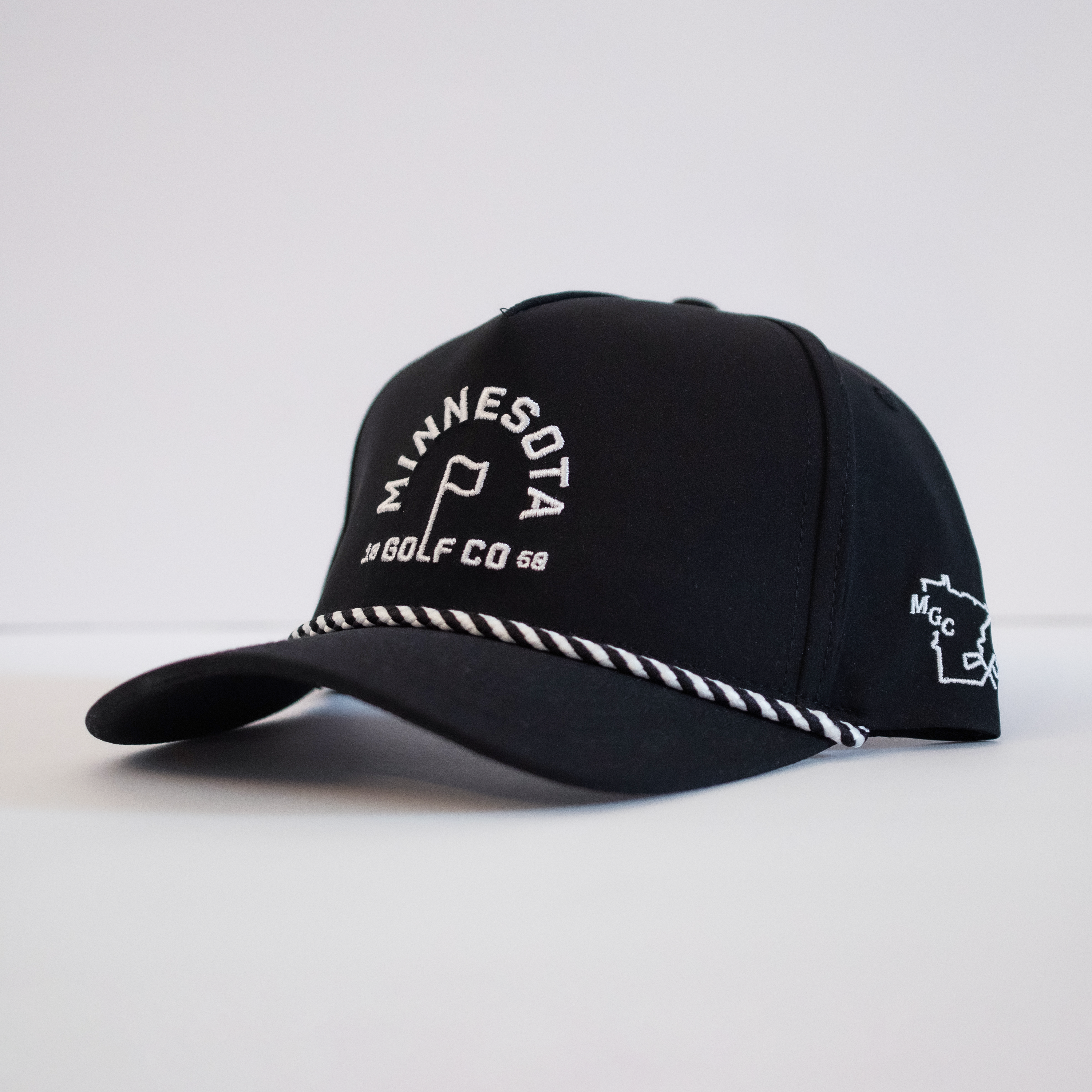 Masda Golfickers キャップ 黒 マスダゴルフ レトロロゴ キャップ