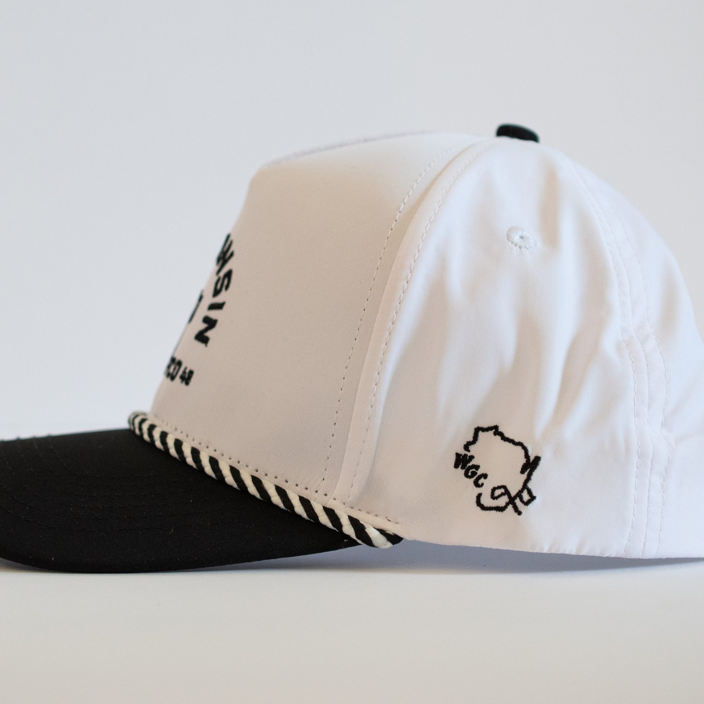 Wisconsin Golf Co Flagstick Performance Hat - White