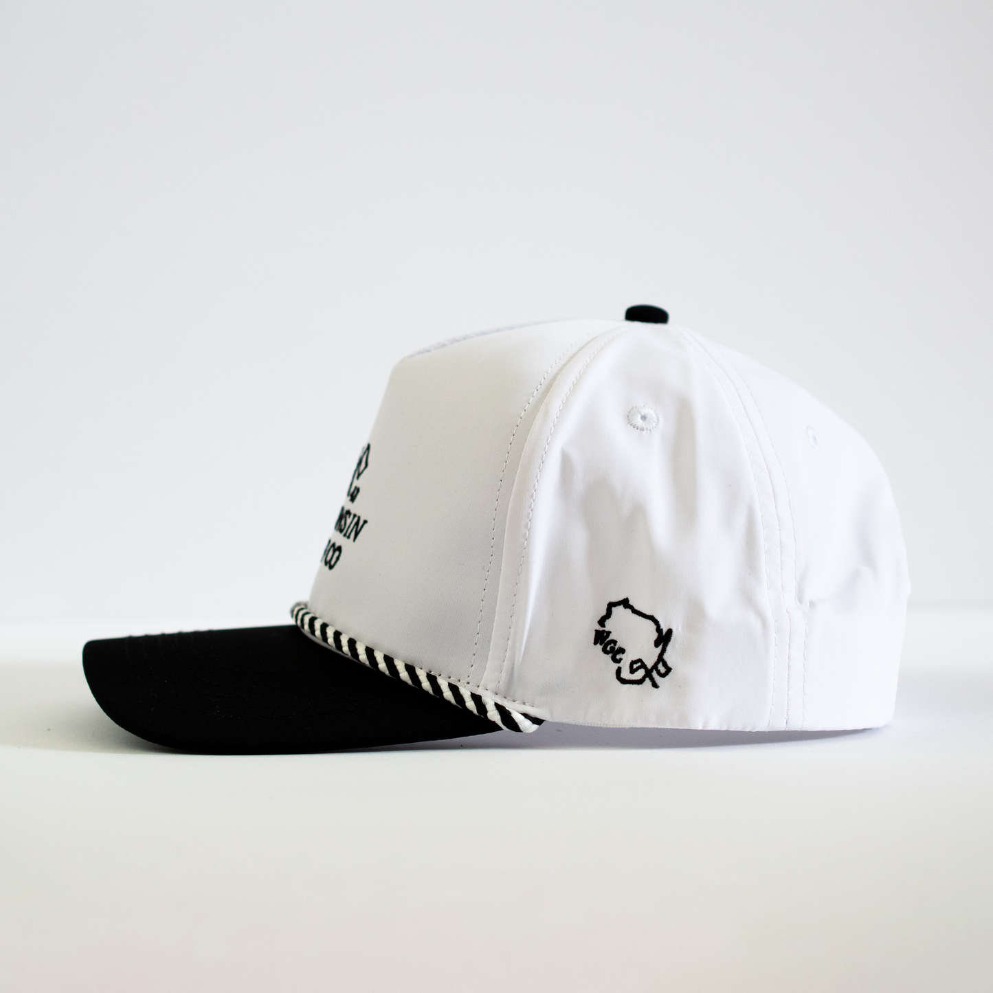 Wisconsin Golf Co Performance Hat - White
