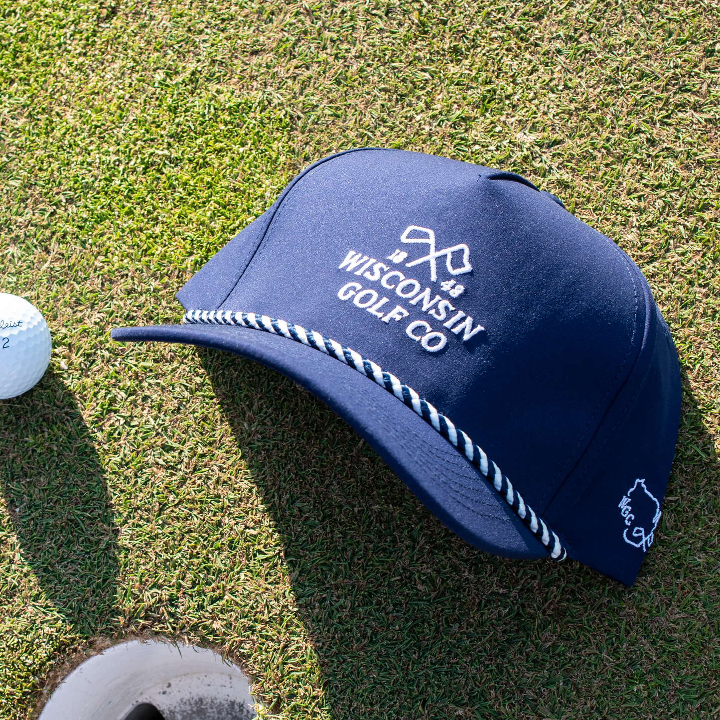 Wisconsin Golf Co Performance Hat - Navy