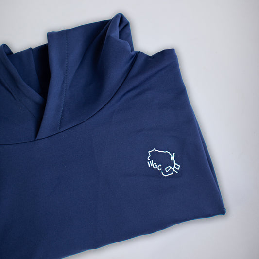 Wisconsin Golf Hoodie - Navy