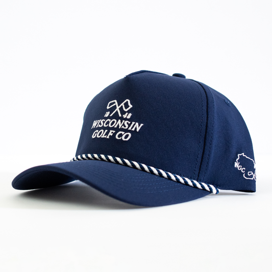 Wisconsin Golf Co Performance Hat - Navy