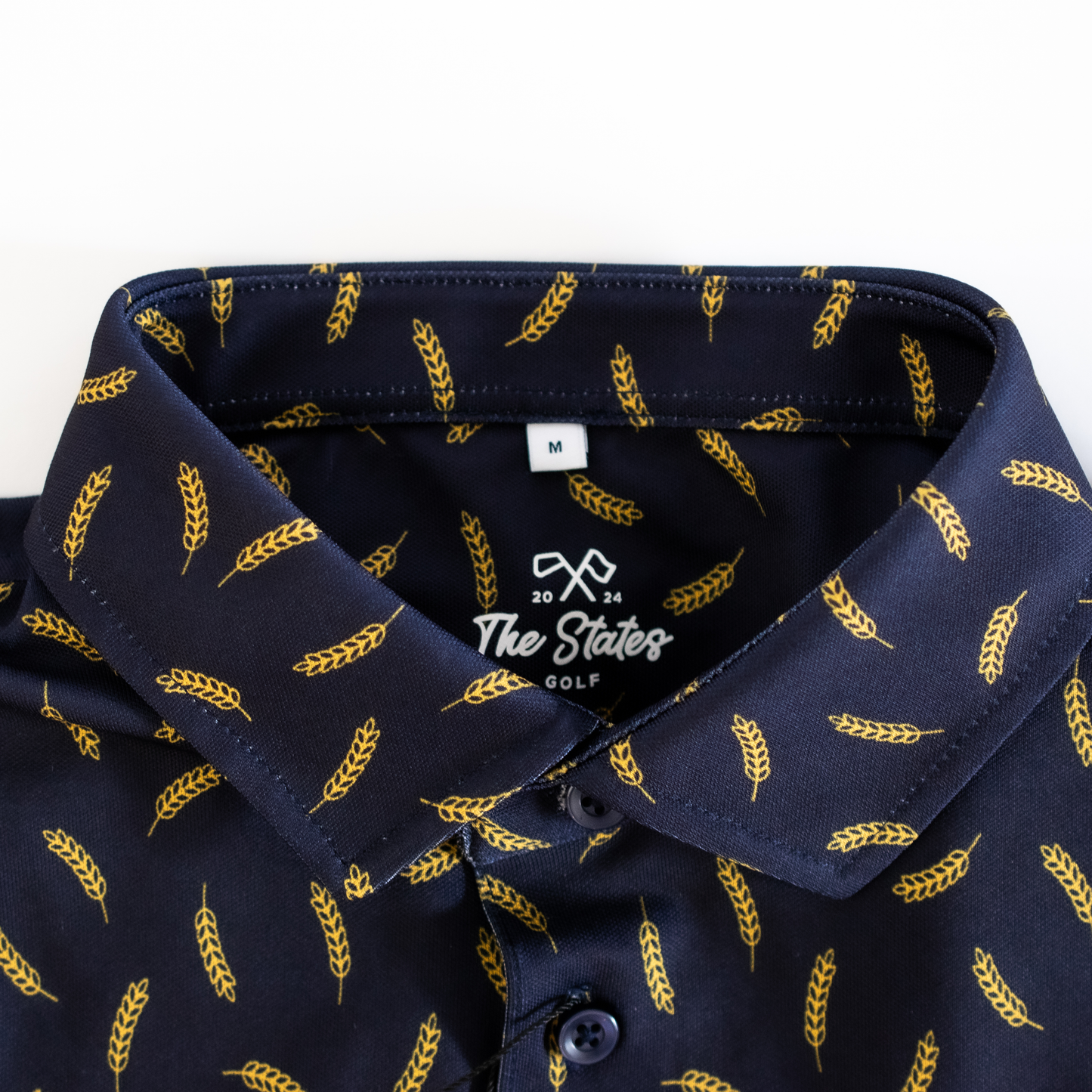 Wisconsin Golf Brewers Wheat Polo