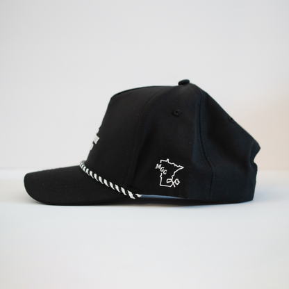 Minnesota Golf Co Performance Hat - Black