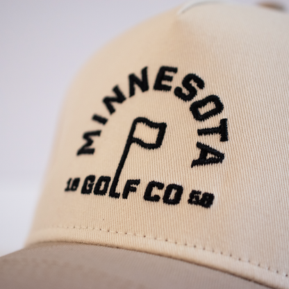 Minnesota Golf Co Flagstick Everyday Hat - Tan