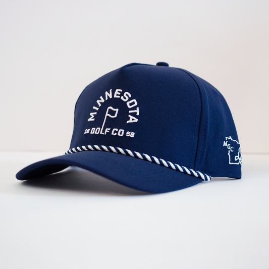 Minnesota Golf Co Flagstick Performance Hat - Navy