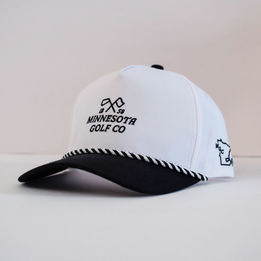 Minnesota Golf Co Performance Hat - White