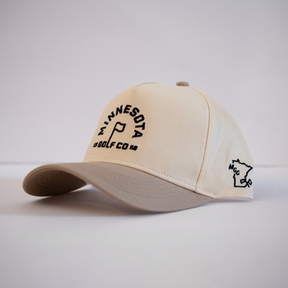 Minnesota Golf Co Flagstick Everyday Hat - Tan