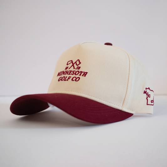 Minnesota Golf Co Everyday Hat - Gopher Maroon