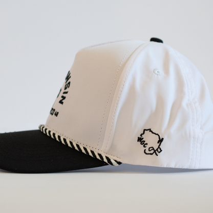 Wisconsin Golf Co Flagstick Performance Hat - White