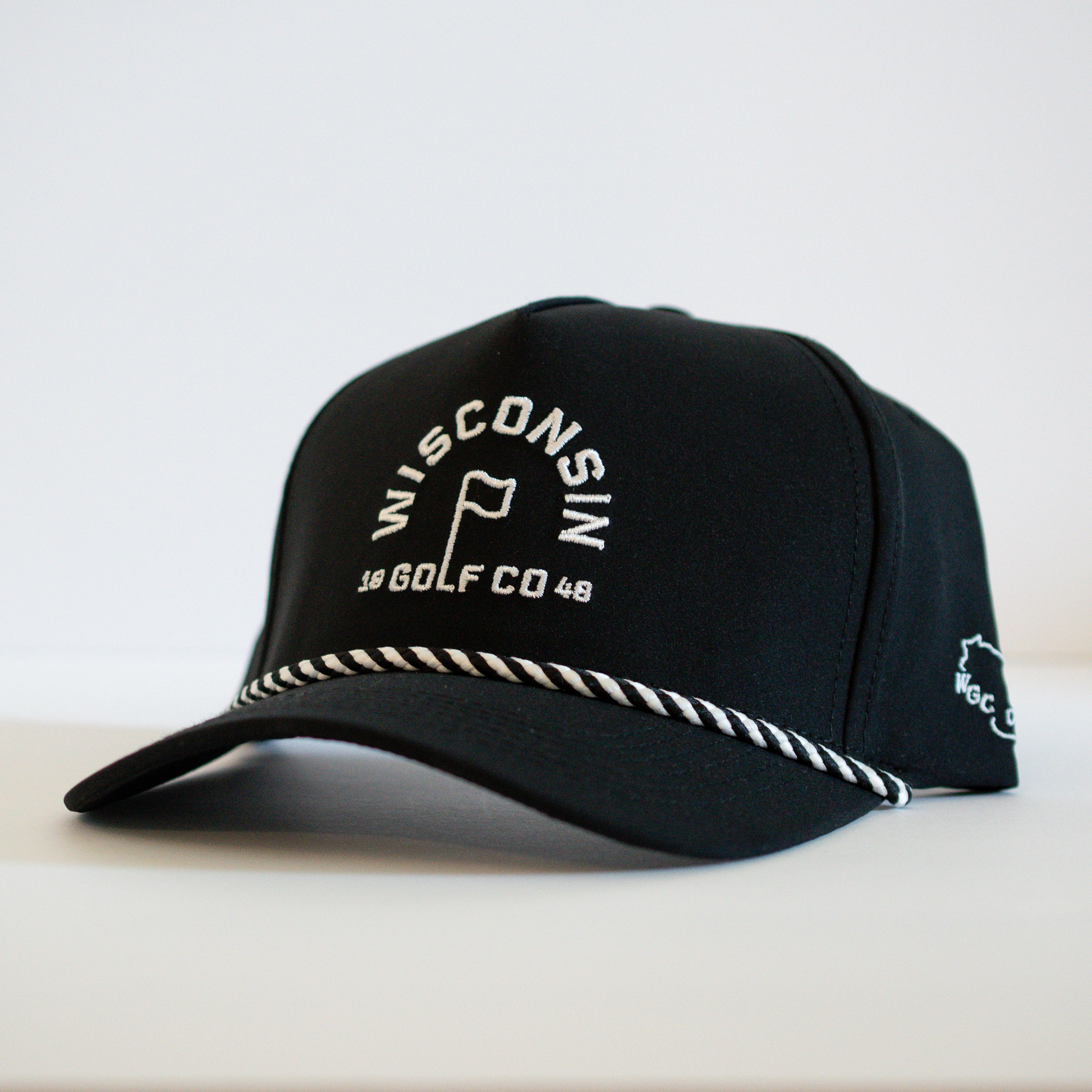 Golfickers ブラック ハット Wisconsin Golf Co Flagstick Performance Hat - Black – The