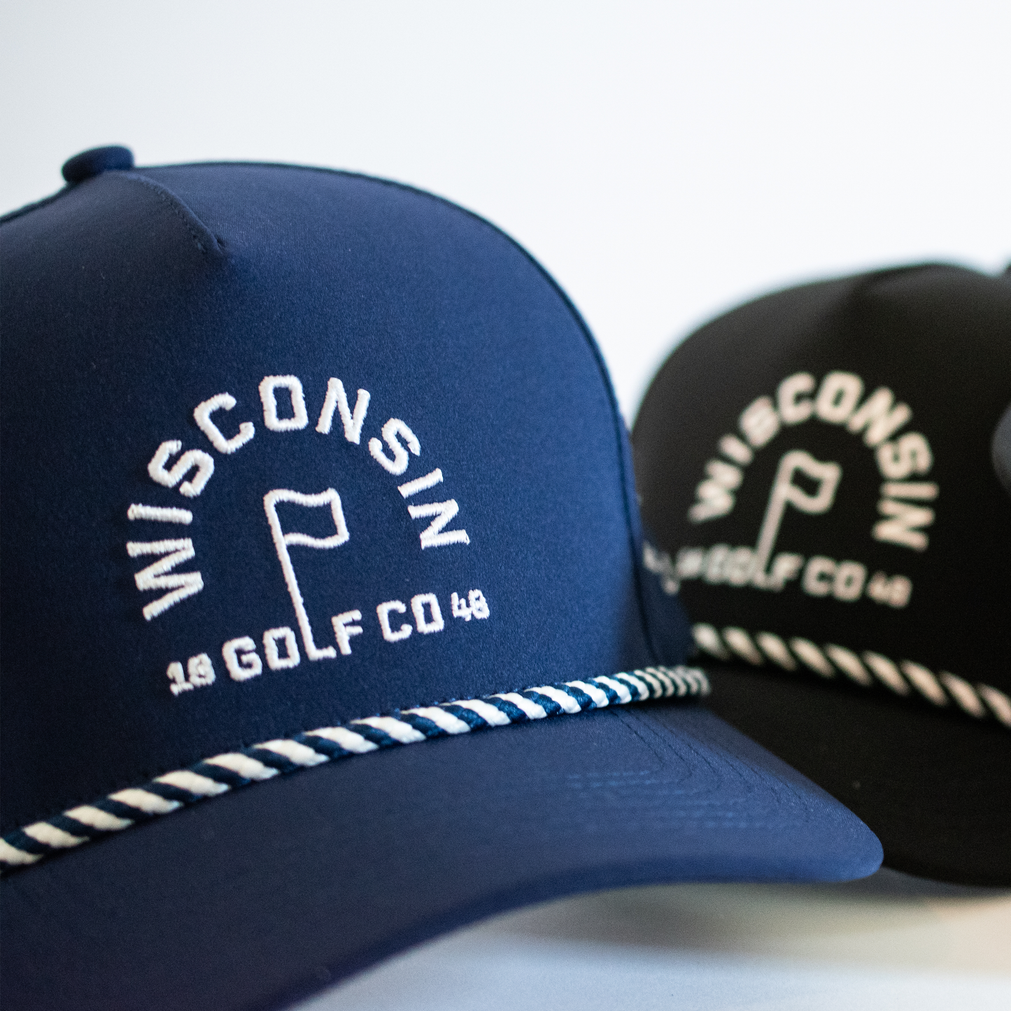 Wisconsin Golf Co Flagstick Performance Hat - Navy