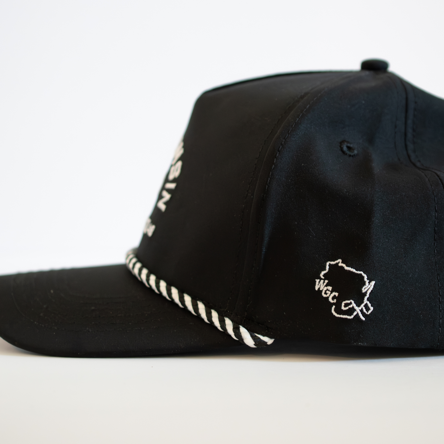 Wisconsin Golf Co Flagstick Performance Hat - Black