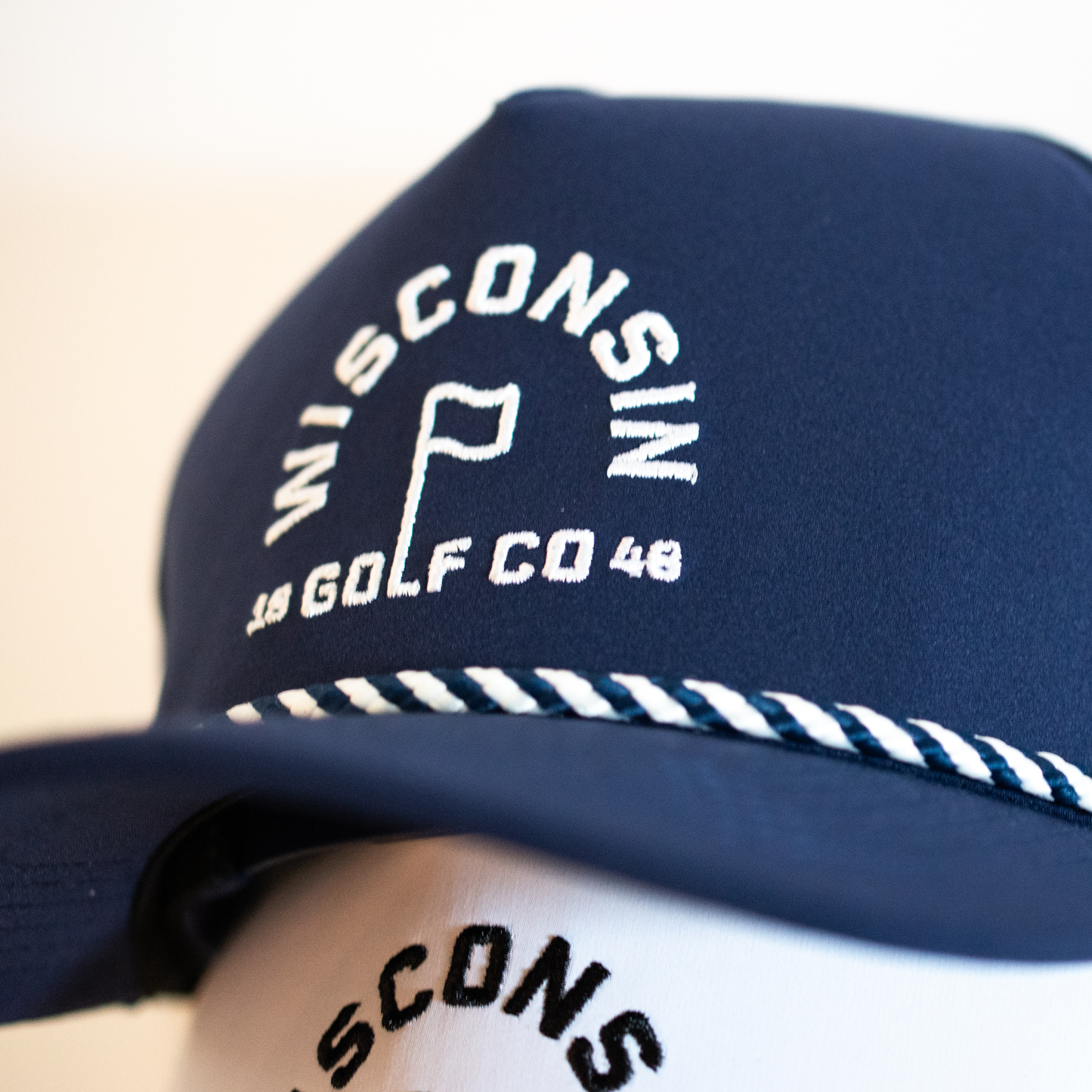 Wisconsin Golf Co Flagstick Performance Hat - Navy