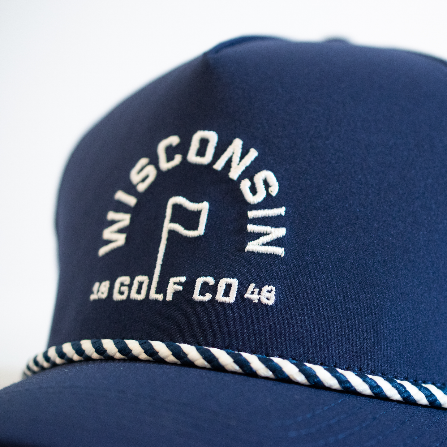 Wisconsin Golf Co Flagstick Performance Hat - Navy