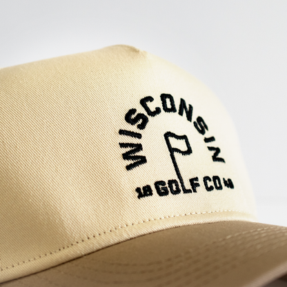 Wisconsin Golf Co Flagstick Everyday Hat - Tan