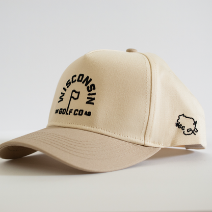 Wisconsin Golf Co Flagstick Everyday Hat - Tan