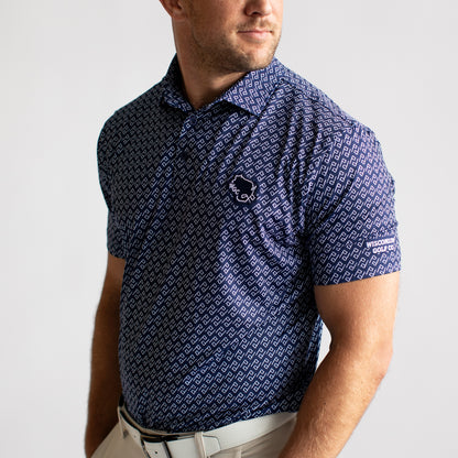 WGC Signature Navy Flag Polo