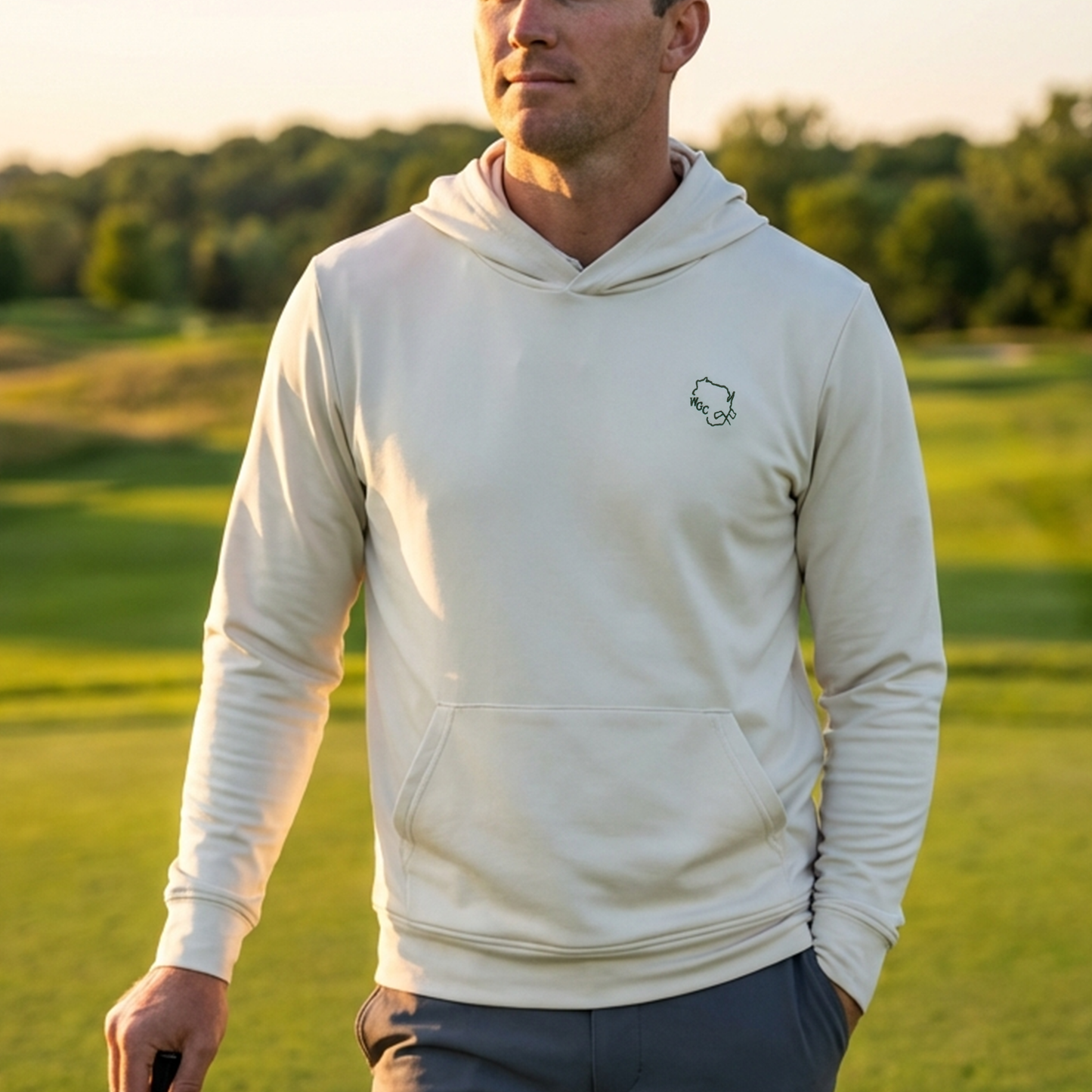 Wisconsin Golf Hoodie - Oat