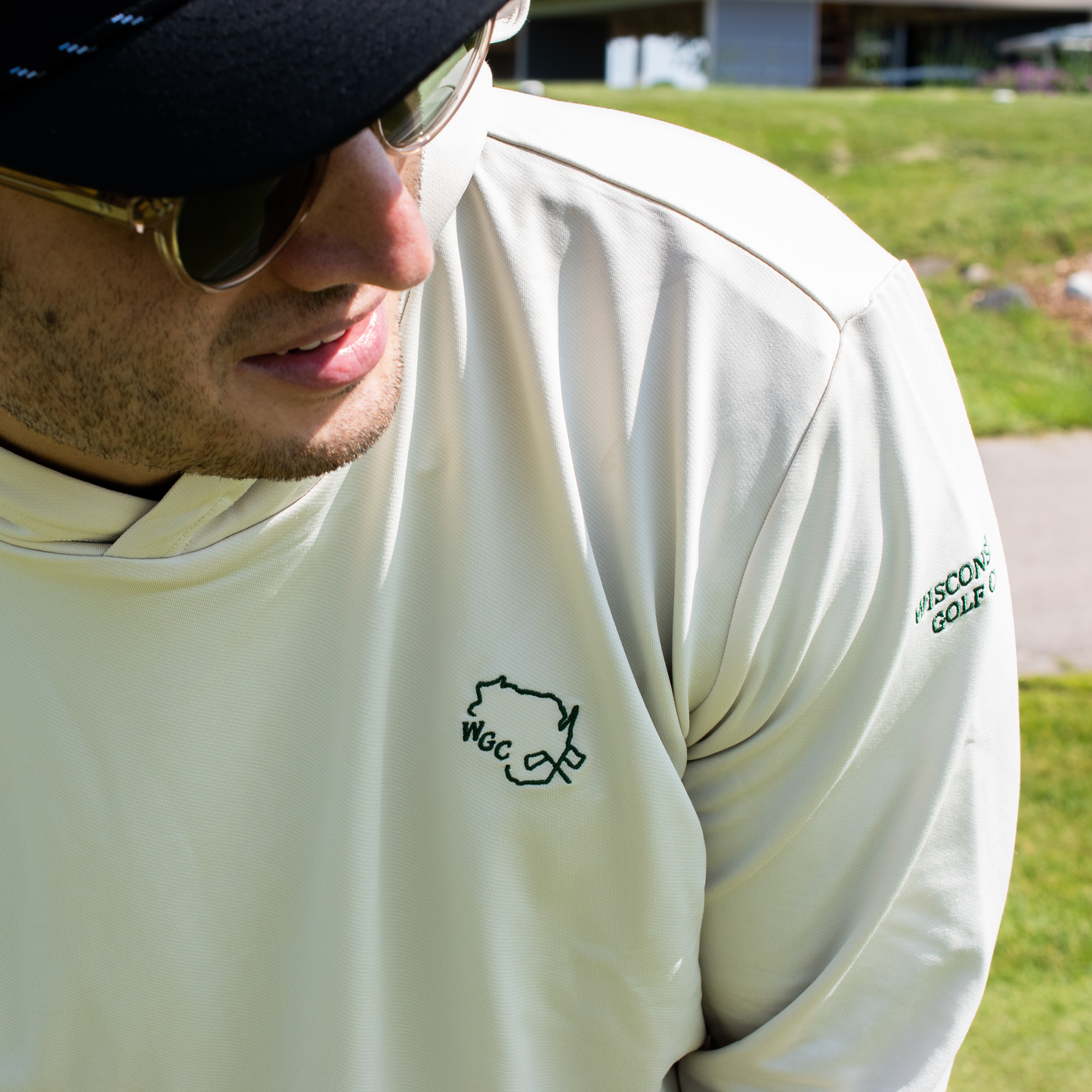 Wisconsin Golf Hoodie - Oat
