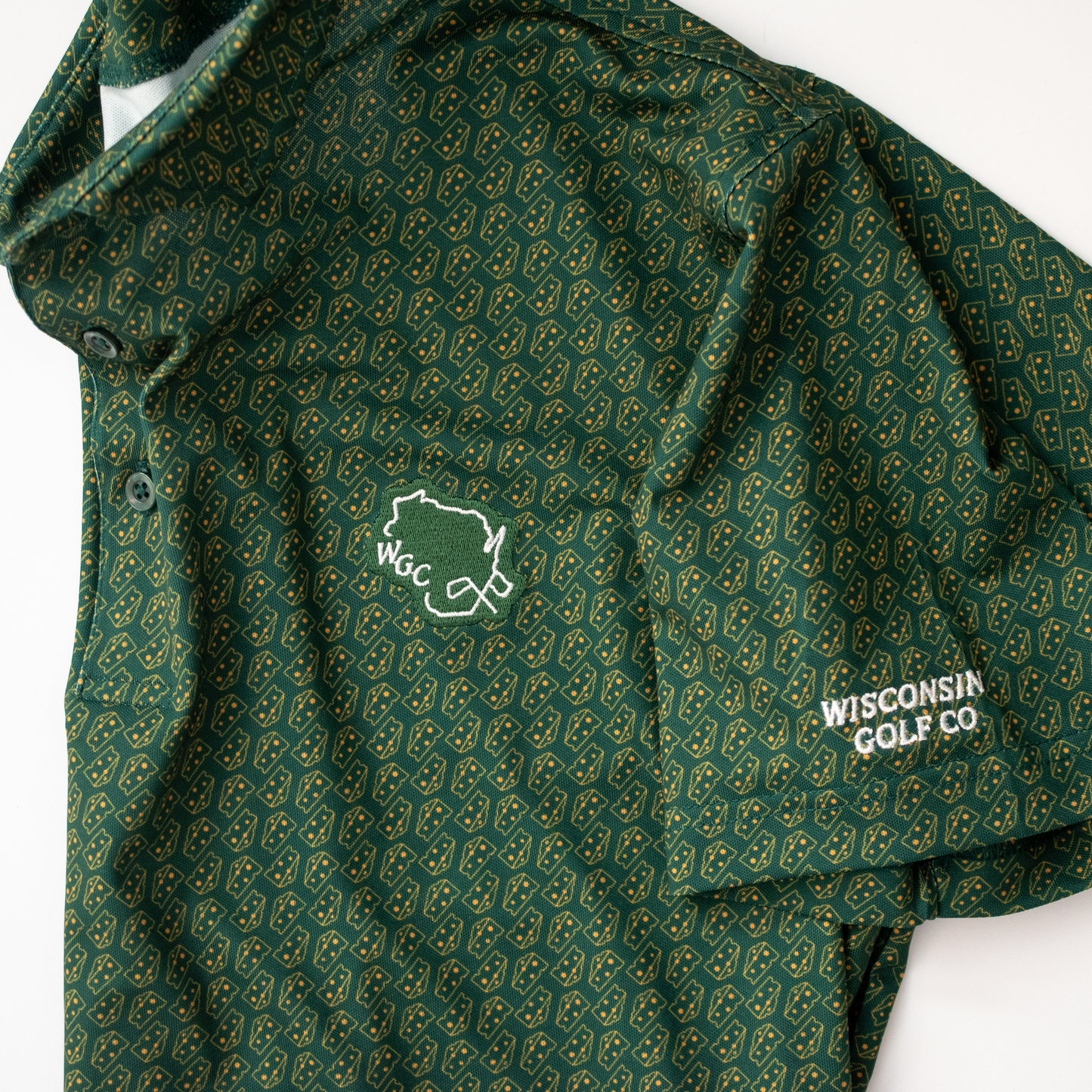Wisconsin Golf Packers Cheesehead Polo