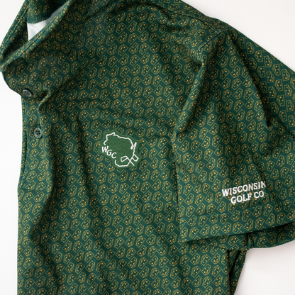 Wisconsin Golf Packers Cheesehead Polo