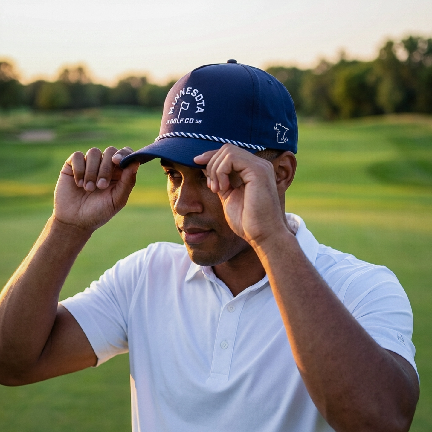 Minnesota Golf Co Flagstick Performance Hat - Navy