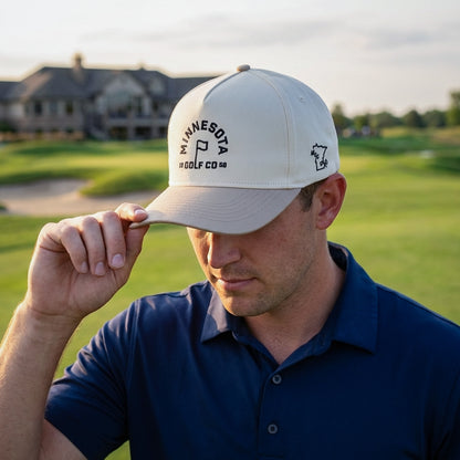Minnesota Golf Co Flagstick Everyday Hat - Tan