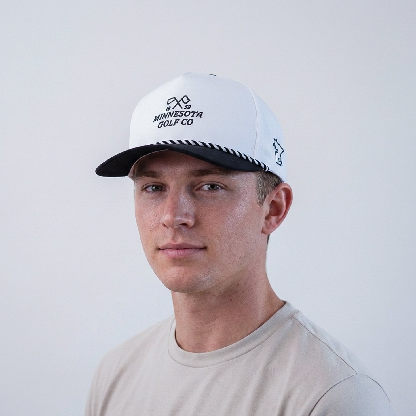 Minnesota Golf Co Performance Hat - White