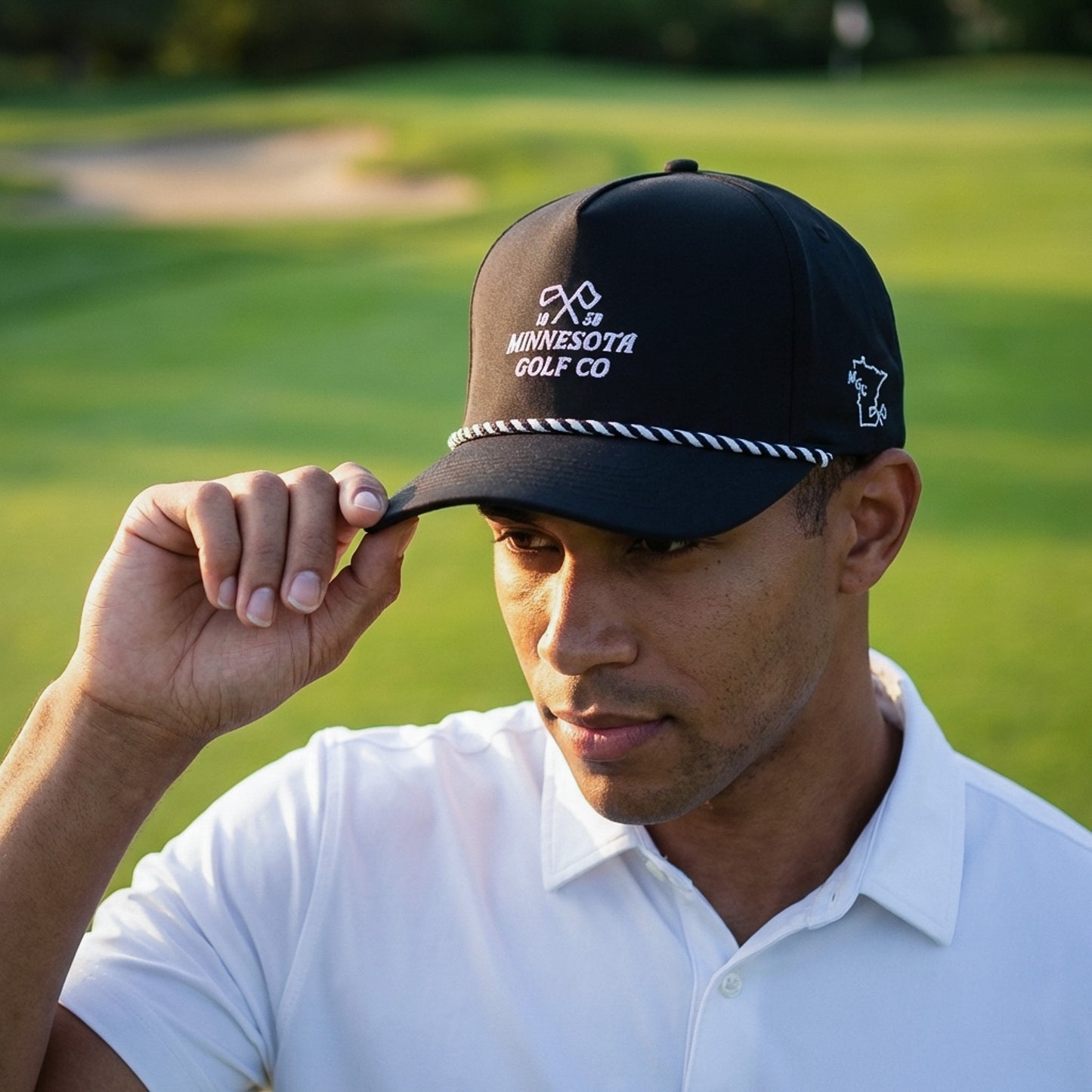 Minnesota Golf Co Performance Hat - Black