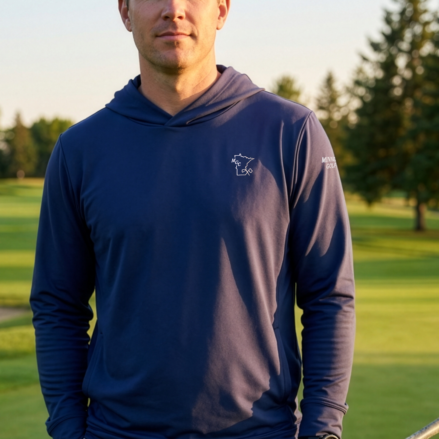 Minnesota Golf Hoodie - Navy