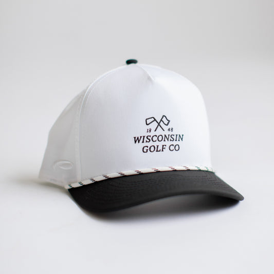 Wisconsin Golf Co Hat - White