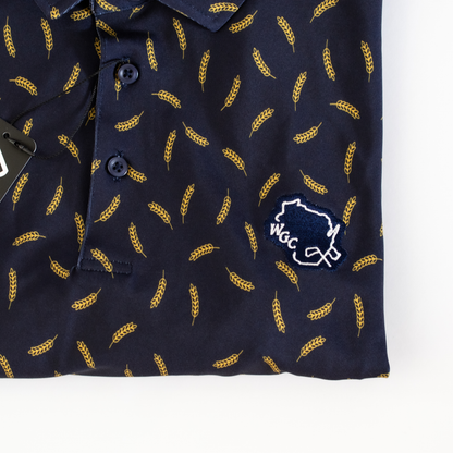 Wisconsin Golf Brewers Wheat Polo
